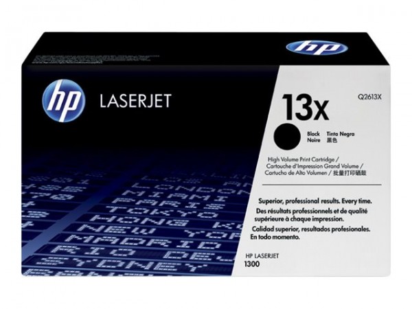 HP 13X - Hohe Ergiebigkeit - Schwarz - Original - LaserJet - Tonerpatrone (Q2613X)