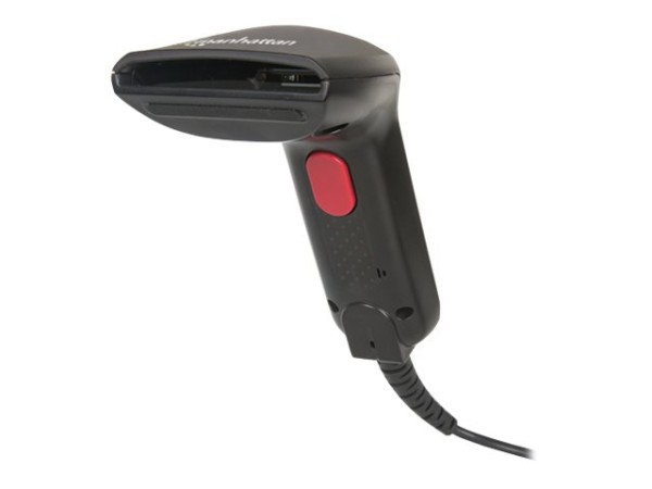 Manhattan Contact CCD Handheld Barcode Scanner, USB, 60mm Scan Width, Cable 152cm, Max Ambient Light