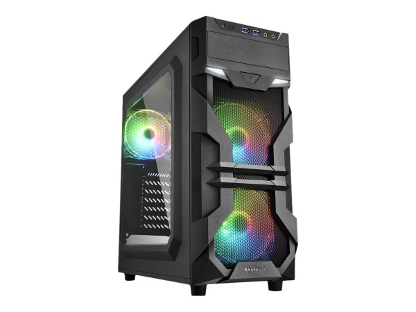 Sharkoon VG7-W RGB - Midi Tower - ATX - ohne Netzteil