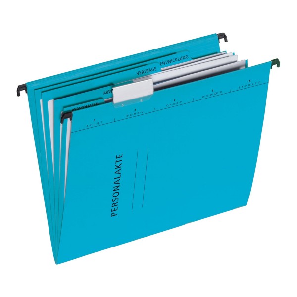 Pagna Personalmappe blau 5tlg. - Konventioneller Dateiordner - A4 - Pappe - Blau - 3 Taschen - 245 m
