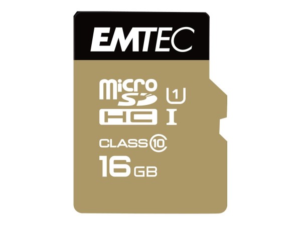 EMTEC Gold+ - Flash-Speicherkarte (SD-Adapter inbegriffen)