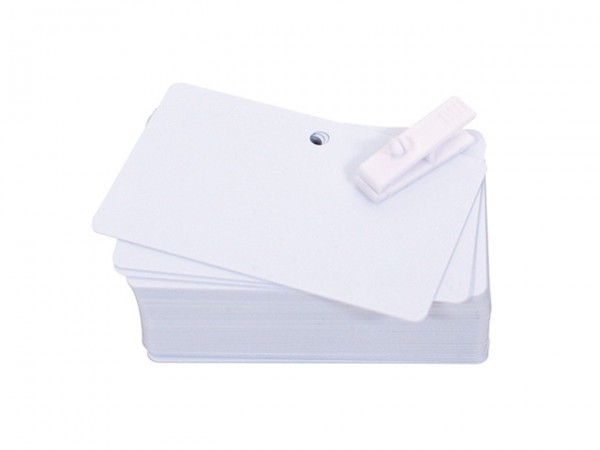 Evolis PVC Blank Pre-Punched Cards - Polyvinylchlorid (PVC)