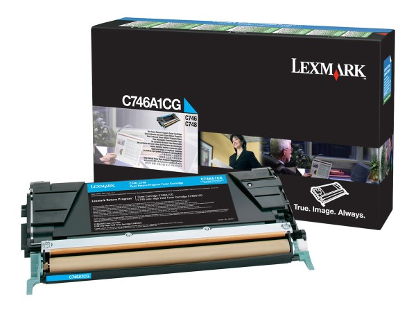 Lexmark Cyan - Original - Tonerpatrone LCCP, LRP