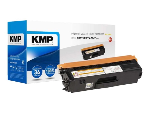 KMP B-T64 - Mit hoher Kapazität - Gelb - Tonerpatrone (Alternative zu: Brother TN326Y)