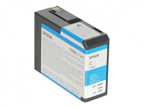 Epson T5802 - 80 ml - Cyan - Original - Tintenpatrone