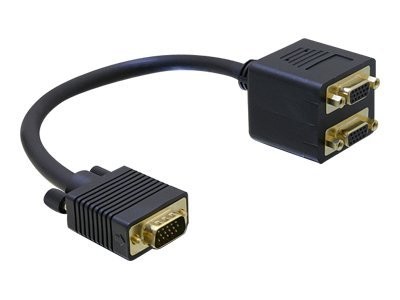 Delock VGA-Adapter - HD-15 (VGA) (M) bis HD-15 (VGA)
