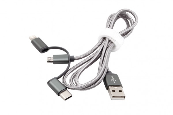 Exsys EX-K1403 - 1 m - USB A - 2.0 - Silber