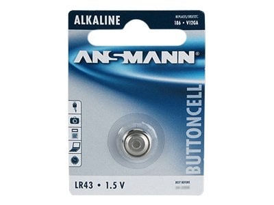 Ansmann Batterie LR43 - Alkalisch