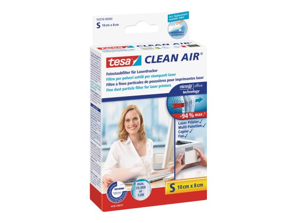 Tesa Clean Air S - Feinstaubfilter für Drucker