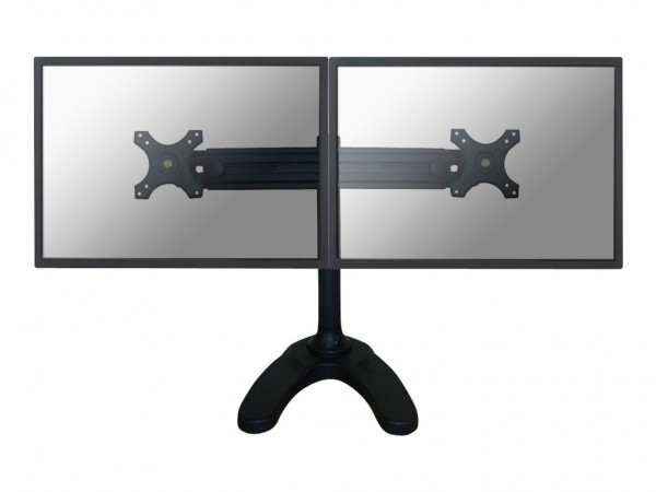 NewStar FPMA-D700DD - Aufstellung für 2 LCD-Displays - Schwarz - Bildschirmgröße: 48.3-76 cm (19"-30