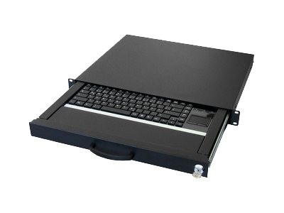 Aixcase AIX-19K1UKDETP-B - Tastatur - rack-montierbar