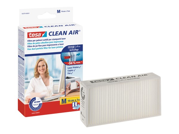 Tesa Clean Air M - Feinstaubfilter für Drucker