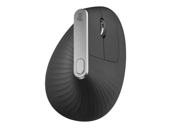 Logitech MX Vertical - Maus - ergonomisch - optisch - 6 Tasten - kabellos, kabelgebunden - Bluetooth