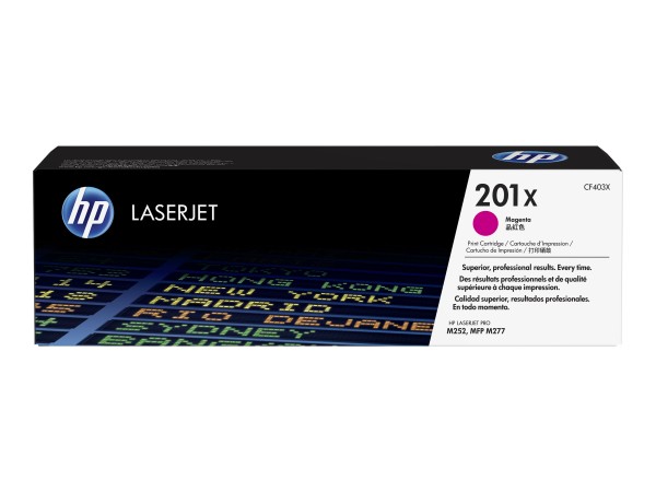 HP 201X - Hohe Ergiebigkeit - Magenta - Original - LaserJet - Tonerpatrone (CF403X)