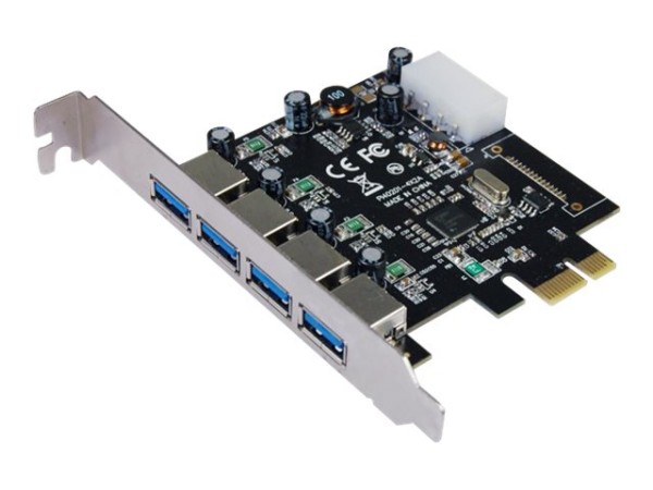 Longshine LCS-6380-4 - USB-Adapter - PCIe 2.0