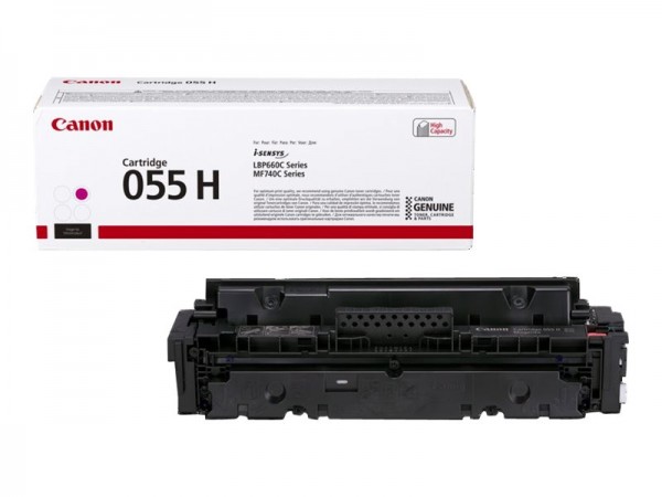 Canon 055 H - Hohe Ergiebigkeit - Magenta - Original