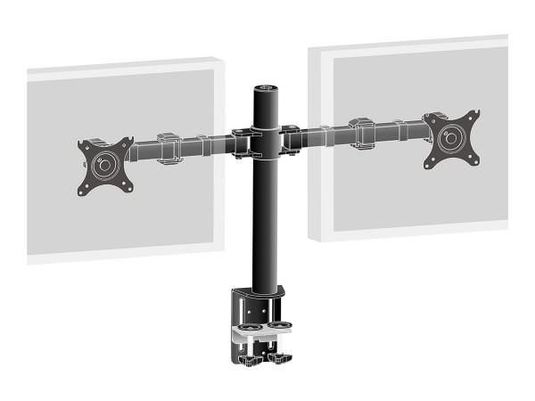 Iiyama DS1002C-B1 - Tischhalterung für 2 Monitore (einstellbarer Arm)