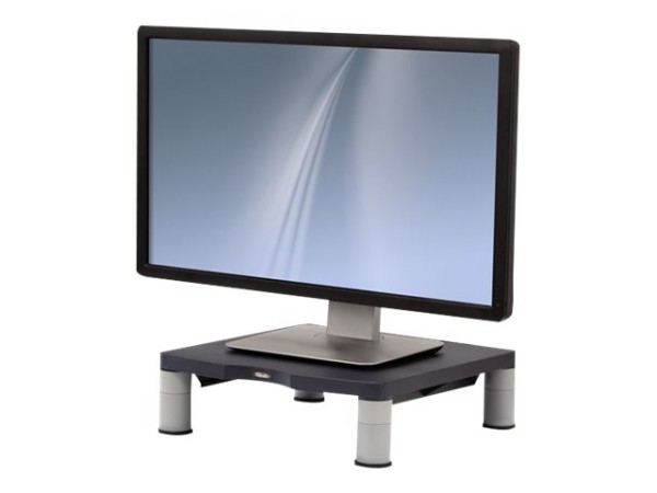 Fellowes Standard Monitor Riser - Aufstellung für Monitor - Kunststoff - Graphite - Bildschirmgröße: