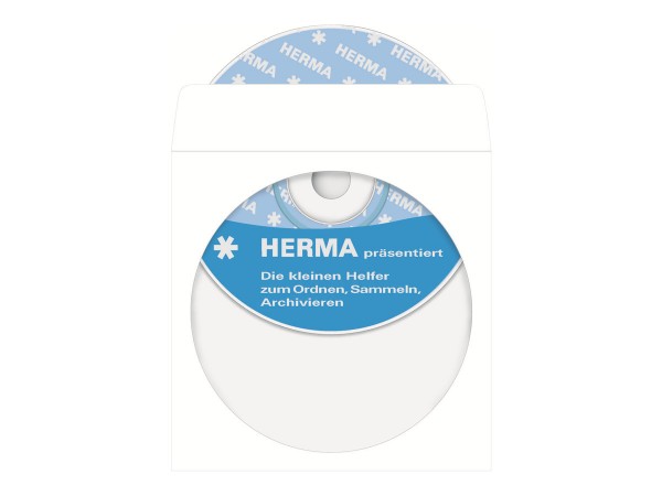 HERMA CD-Hülle - Kapazität: 1 CD - weiß (Packung mit 1000)