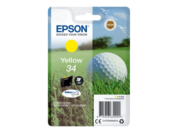 Epson 34 - 4.2 ml - Gelb - Original - Tintenpatrone