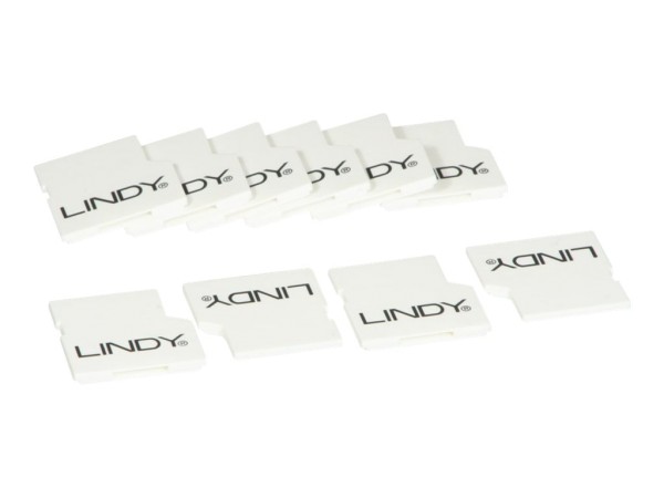 Lindy SD port blocker (Packung mit 10)