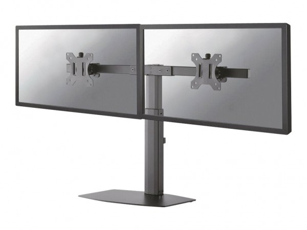 NewStar FPMA-D865DBLACK - Tischhalterung für 2 LCD-Displays - Schwarz - Bildschirmgröße: 25.4-68.6 c