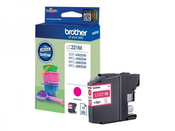 Brother LC-221M - Magenta - Original - Tintenpatrone