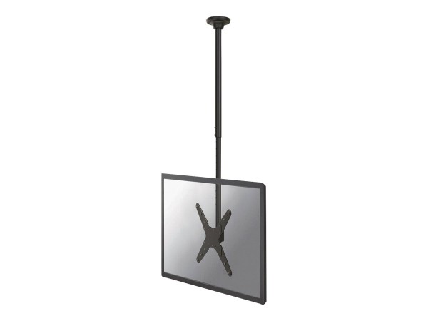 NewStar TV/Monitor Ceiling Mount for 32"-55" Screen, Height Adjustable - Black - Deckenhalterung für