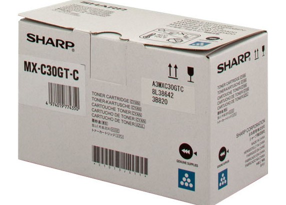 Sharp MXC30GTC - Cyan - Original - Tonerpatrone