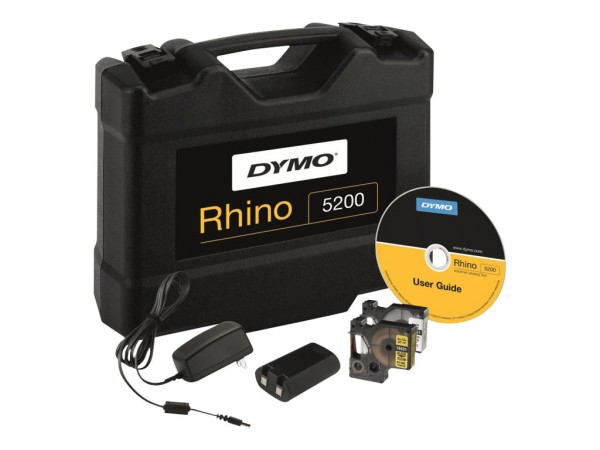 Dymo Rhino 5200 - Hard Case Kit - Beschriftungsgerät - monochrom - Rolle (1,9 cm)