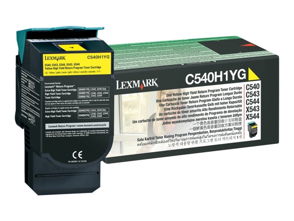 Lexmark Hohe Ergiebigkeit - Gelb - Original