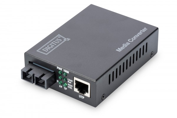 DIGITUS Fast Ethernet Medienkonverter, RJ45 / SC